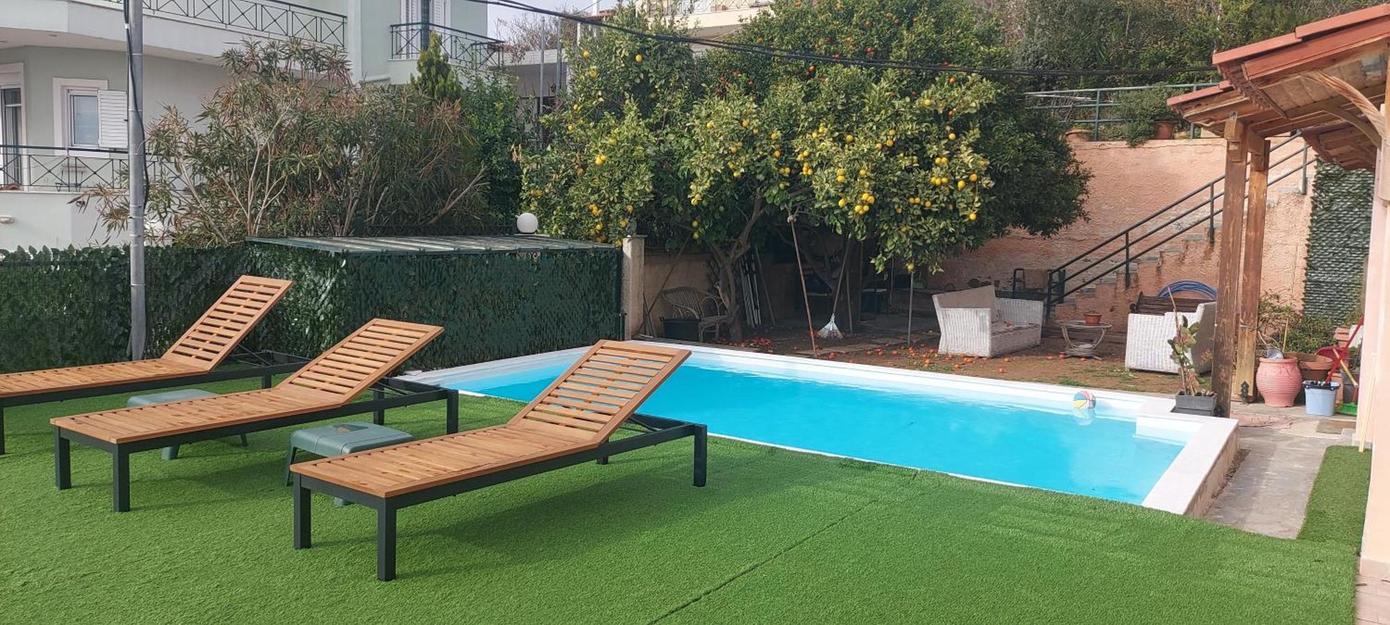 Airport Friendly House 1 Apartment Artemida  Bagian luar foto